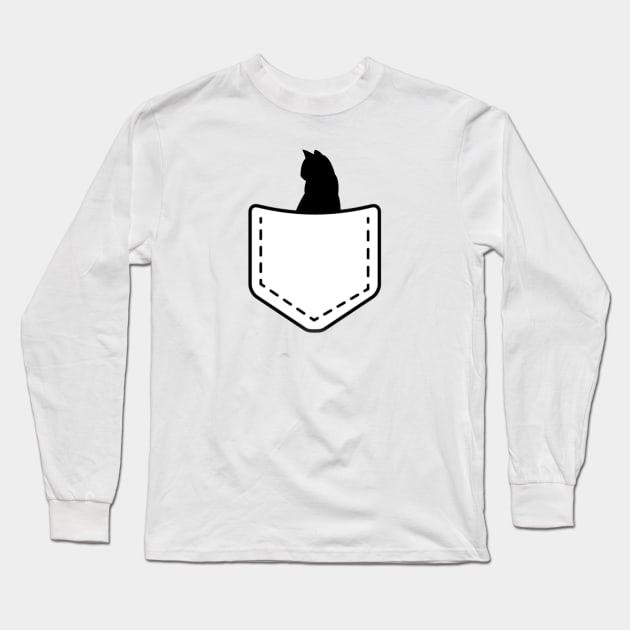 Cat with unique design Long Sleeve T-Shirt by Byreem